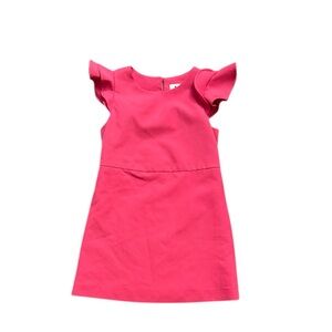 Milly Minies Girls Pink Ruffle Sleeveless Dress